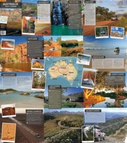 Hema Australia Road & Terrain Map -Hiking And Camping 0022331 australia road terrain map