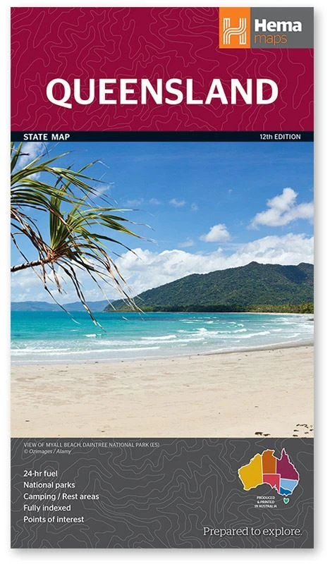 Hema Queensland State Map 3 Hema Queensland State Map