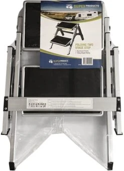 Two Stage Folding Step -Hiking And Camping 0029227 two stage folding step