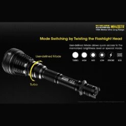 Nitecore MH40GTR Flashlight Hunting Kit -Hiking And Camping 0030524 mh40gtr hunting kit rechargeable 1200lumens