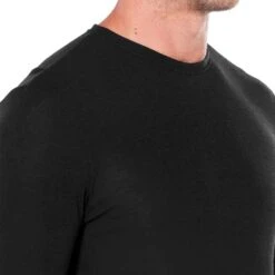 Icebreaker Men's 175 Everyday Long Sleeve Crewe -Hiking And Camping 0035736 copy of mens 175 everyday long sleeve crewe small black