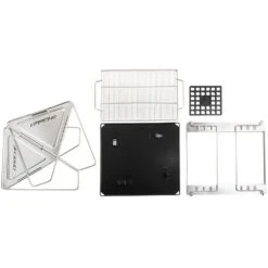 Stainless Steel BBQ 450 Firepit -Hiking And Camping 0067719 stainless steel bbq 450 firepit