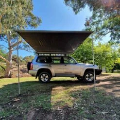 Raven 2500 Side Awning With LST 2.5 X 2.5m -Hiking And Camping 1199623 raven 2500 side pull out awning with lst 25 x 25m