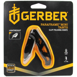 Gerber Paraframe Mini Tanto -Hiking And Camping 1200284 paraframe mini tanto black