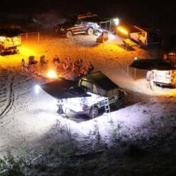 2m Stick−On 3 Colour Flexible LED Tape Light -Hiking And Camping 1201567 orangewhite led awning light kit