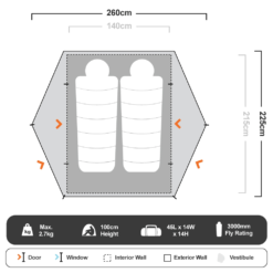 Companion Pro Hiker 2 Tent 7 Companion Pro Hiker 2 Tent -Hiking And Camping 1202778