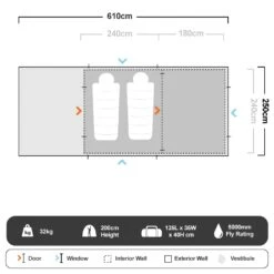 Turbo Plus 240 Tent 13 Turbo Plus 240 Tent -Hiking And Camping 1205202