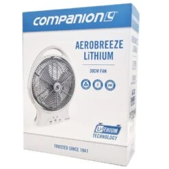 Companion Aero Breeze Fan 30cm -Hiking And Camping 1206937 aero breeze fan 30cm
