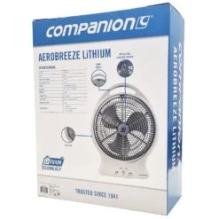 Companion Aero Breeze Fan 30cm -Hiking And Camping 1206938 aero breeze fan 30cm