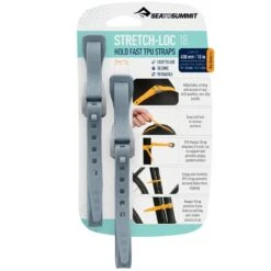 Sea To Summit Stretch−Loc 18 TPU Straps 12mm X 450mm 2 Pack -Hiking And Camping 1208282 stretch loc 18 tpu straps 12mm x 450mm 2 pack