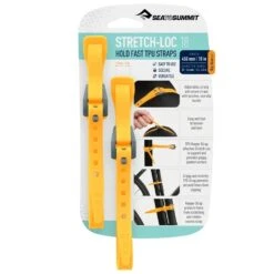 Sea To Summit Stretch−Loc 18 TPU Straps 12mm X 450mm 2 Pack -Hiking And Camping 1208283 stretch loc 18 tpu straps 12mm x 450mm 2 pack