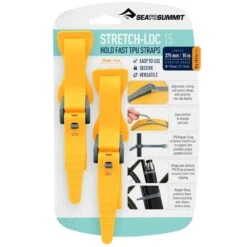 Sea To Summit Stretch−Loc 15 TPU Straps 20mm X 375mm 2 Pack 22 Sea To Summit Stretch−Loc 15 TPU Straps 20mm X 375mm 2 Pack -Hiking And Camping 1208290 stretch loc 15 tpu straps 20mm x 375mm 2 pack