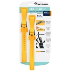 Sea To Summit Stretch−Loc 30 TPU Straps 20mm X 750mm 2 Pack -Hiking And Camping 1208322 stretch loc 30 tpu straps 20mm x 750mm 2 pack