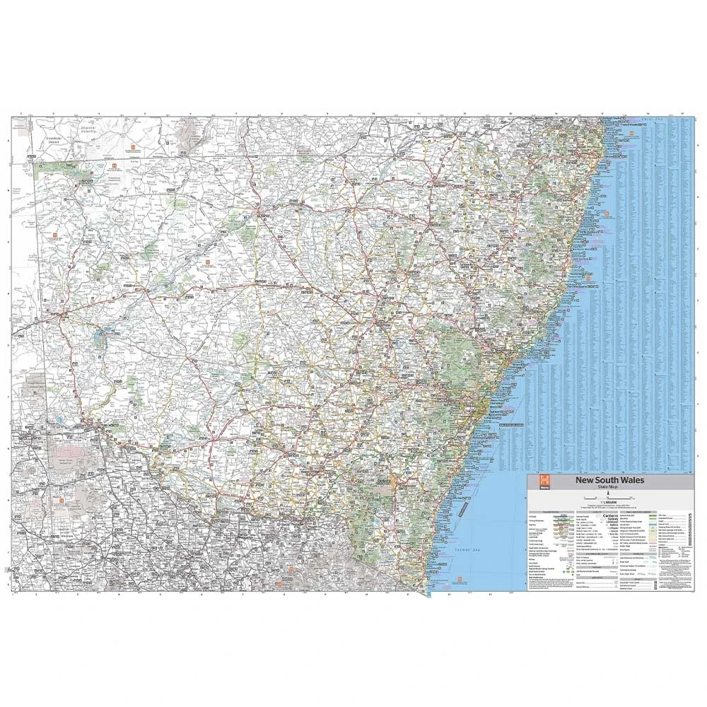 Hema New South Wales State Map 5 Hema New South Wales State Map - Image 3