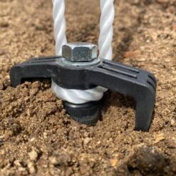 Galvanized Steel Screw Peg -Hiking And Camping 1222520 galvanized steel screw peg 220mm