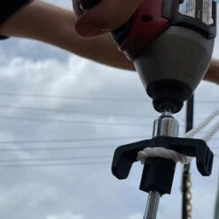 Galvanized Steel Screw Peg -Hiking And Camping 1222521 galvanized steel screw peg 220mm