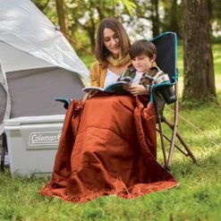 Coleman Outdoor Blanket Single Fleece -Hiking And Camping 1223056 outdoor blanket single deluxe fleece