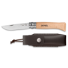 Opinel N°08 Stainless Steel Knife + Sheath Set -Hiking And Camping 1223464 n08 stainless steel knife plus sheath