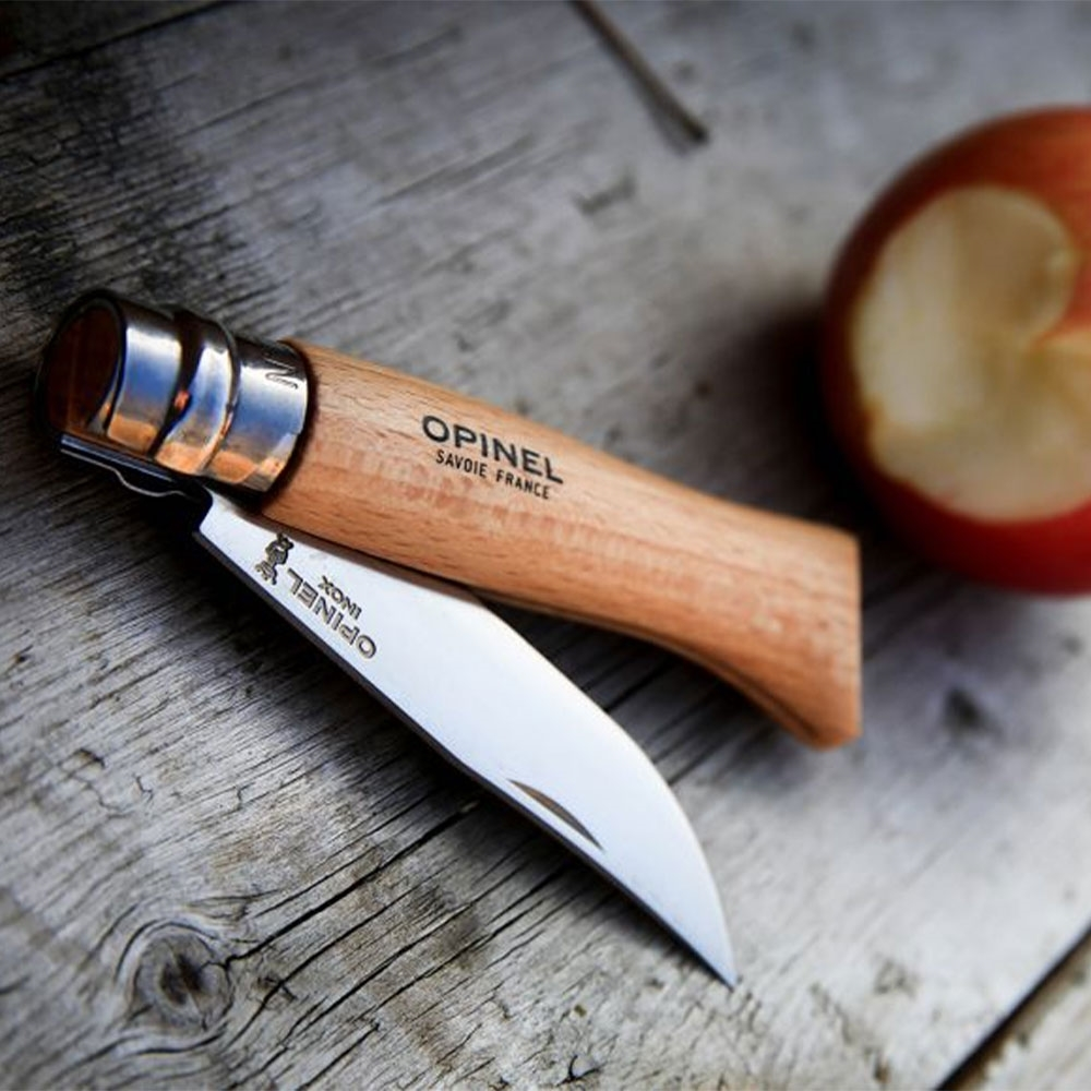 Opinel N°08 Stainless Steel Knife + Sheath Set 10 Opinel N°08 Stainless Steel Knife + Sheath Set - Image 8
