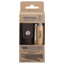 Opinel N°08 Stainless Steel Knife + Sheath Set 16 Opinel N°08 Stainless Steel Knife + Sheath Set -Hiking And Camping 1223474 n08 stainless steel knife plus sheath