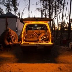 2m Stick−On 3 Colour Flexible LED Tape Light -Hiking And Camping 1226661 2m stick on orangewhite flexible led tape light