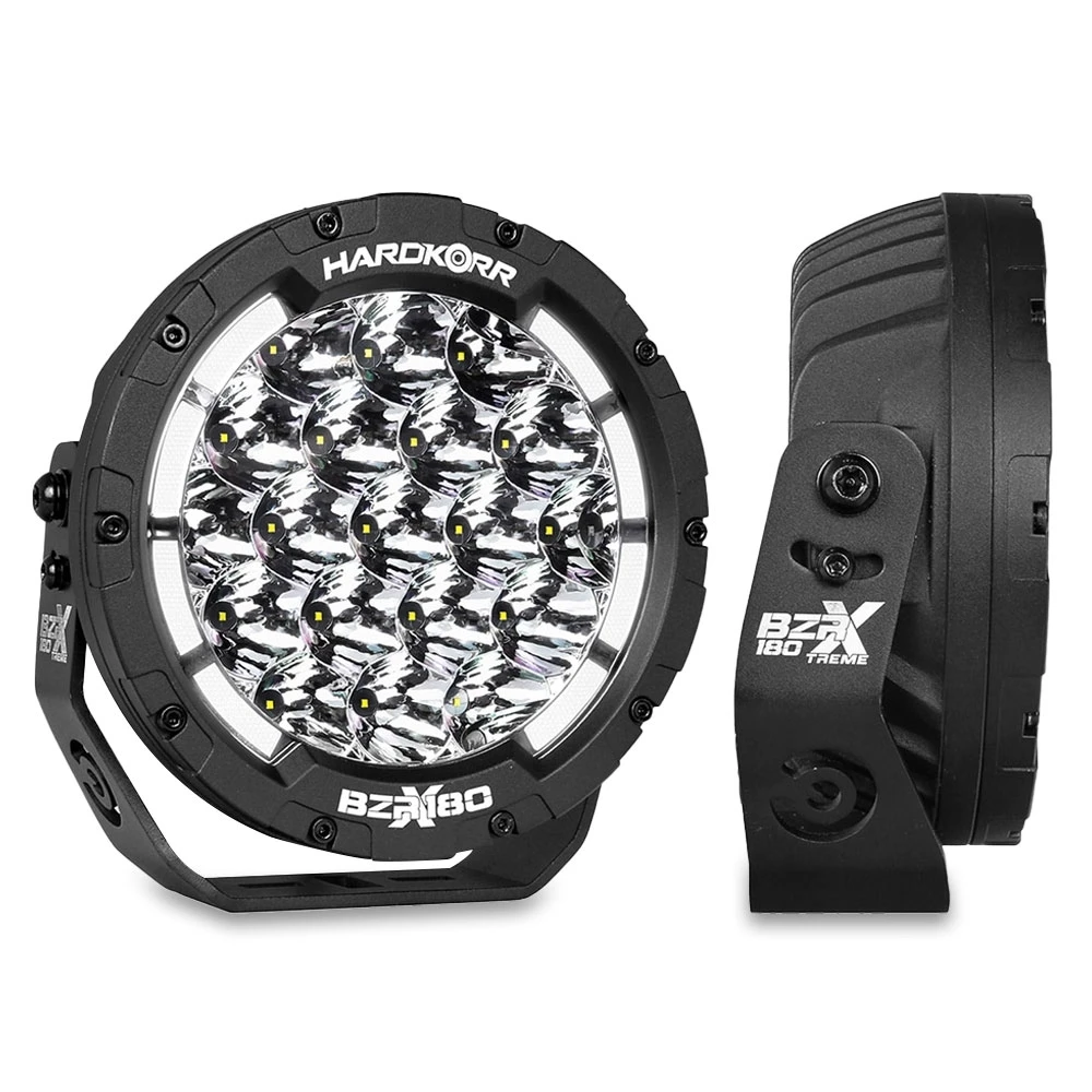 BZR−X Series 7” LED Driving Lights With Wiring Harness 4 BZR−X Series 7” LED Driving Lights With Wiring Harness - Image 2