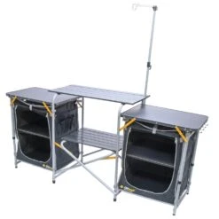 OZtrail Camp Kitchen With Double Pantry -Hiking And Camping 1237499 camp kitchen double pantry