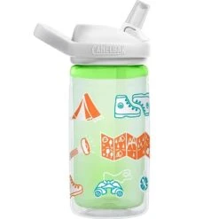 Camelbak Eddy+ Kids Insulated Bottle 400ml -Hiking And Camping 1240341 eddy kids insulated bottle 400ml adventure map