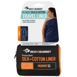 Sea To Summit Silk + Cotton Liner − Mummy With Hood 9 Sea To Summit Silk + Cotton Liner − Mummy With Hood -Hiking And Camping 1240578 silk cotton liner mummy with hood
