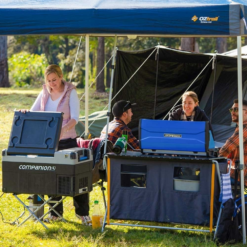 OZtrail Deluxe Camp Kitchen With Sink -Hiking And Camping 1241026 camp kitchen deluxe with sink