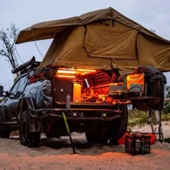 48cm Orange/White LED Light Bar Kit With Diffuser -Hiking And Camping 1241563 48cm orangewhite led light bar kit with diffuser