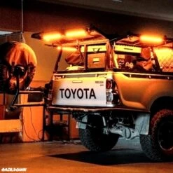 48cm Orange/White LED Light Bar Kit With Diffuser -Hiking And Camping 1241565 48cm orangewhite led light bar kit with diffuser