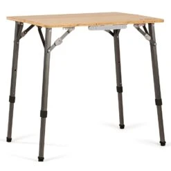 OZtrail Bamboo Table 65cm 9 OZtrail Bamboo Table 65cm -Hiking And Camping 1242406 bamboo table 65cm