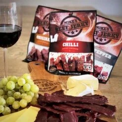 Original Wood Smoked 90g -Hiking And Camping 1243024 mikes beef jerky original 90g