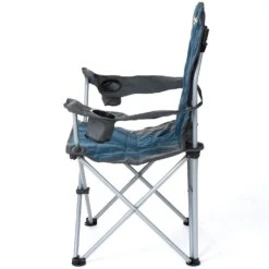 OZtrail Deluxe Arm Chair -Hiking And Camping 1243566 deluxe arm chair blue