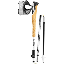 Leki Cross Trail FX Superlite Compact Poles -Hiking And Camping 1249598 cross trail fx superlite compact white mint black vario
