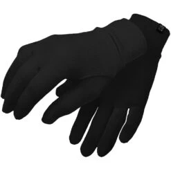 Merino Adult Unisex Gloves -Hiking And Camping 1251004 merino adult unisex gloves black large