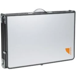 Bi−Fold Steel Table − Aluminium Top -Hiking And Camping 1252052 bi fold steel table aluminium top