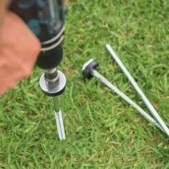 Short Flat Top Drillable Tent Peg -Hiking And Camping 1253445 short flat top drillable tent peg