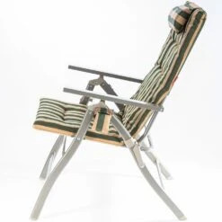 Coleman 5 Position Padded Chair -Hiking And Camping 1254299 5 position padded chair striped