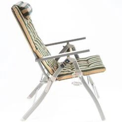 Coleman 5 Position Padded Chair -Hiking And Camping 1254303 5 position padded chair striped