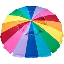 Rainbow 240cm Beach Umbrella