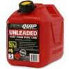 5 Litre Plastic Fast Pour Fuel Can Unleaded Red