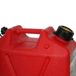 5 Litre Plastic Fast Pour Fuel Can Unleaded Red -Hiking And Camping 1256976 5 litre plastic fast pour fuel can unleaded red
