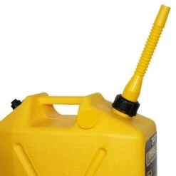 20 Litre Plastic Fast Pour Fuel Can Diesel Yellow -Hiking And Camping 1256981 20 litre plastic fast pour fuel can diesel yellow