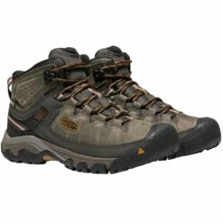 Keen Targhee III Wide WP Mid Men's Boot -Hiking And Camping 1259440 targhee iii wide wp mid mens boot us 12 black olive golden brown