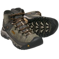 Keen Targhee III Wide WP Mid Men's Boot -Hiking And Camping 1259442 targhee iii wide wp mid mens boot us 12 black olive golden brown