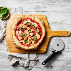 Ooni Bamboo Pizza Peel & Serving Board -Hiking And Camping 1259961 bamboo pizza peel serving board