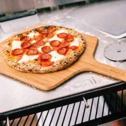 Ooni Bamboo Pizza Peel & Serving Board -Hiking And Camping 1259969 bamboo pizza peel serving board