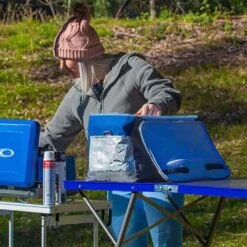 Tri−Fold High Table -Hiking And Camping 1261955 tri fold high table